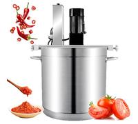 Commercial Electric Mixer Machine for Jam and Sauce - Automatic Cooking Stirrer with Adjustable Speed, 60L Capacity, Ideal for Pot Seasoning and Soup Preparation