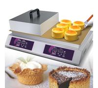 Commercial Electric Pancake Maker, 1300/2600W Doublehead Griddle with Temperature & Time Control for Home Kitchen & Restaurant Use