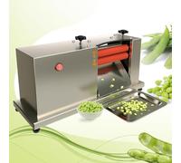 Commercial Electric Pea Huller Machine - Semi-Automatic Sheller with Dual Rollers & Auto-Adjust for Fast Pea Shelling, Ideal for Restaurants, Catering & Snack Bars