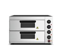 Commercial Electric Pizza Oven 2 Chambers Model EP2PT Black