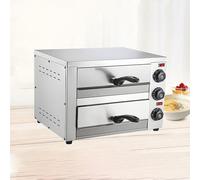 Commercial Electric Pizza Oven for Bakeries - Single & Double-Layer Baking Solutions