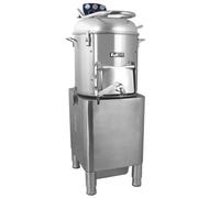 KuKoo Commercial Electric Potato Rumbler Peeler Machine Automatic