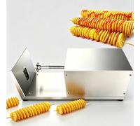 Commercial Electric Potato Tower Machine, Stainless Steel Spiral Cutter