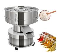 Commercial Electric Sifter Shaker Machine,Lab Sieve Shaker Vibrating Screen,with 40&60 Mesh Sieve Screen,for Baking Flour Powders(10cm)