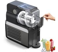 Commercial Electric Slush Machine with LCD Touch Screen, Removable Drip Tray for Smoothies, Cold Drinks, and Snow Melting