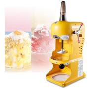 Commercial Electric Snow Cone Maker, 350W High-Power Ice Shaver for Coffee Shops and Bars