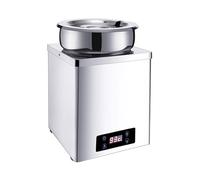 Commercial Electric Soup Warmer,Adjustable Temperature 30-100°C, LCD Touch Panel, Circulation Heating for Jam, Food, Soup, Cheese, Caramel