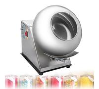 Commercial Electric Sugar Coating Machine for Chocolate, Candy, and Nuts with Adjustable Speeds for Drying, Polishing, and Coloring