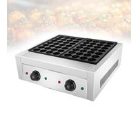 Commercial Electric Takoyaki Maker-84 Holes Mini Pancake Maker Machine, Poffertjes Machine,56pcs Stainless Steel Easy to Clean Muffin Baker for Small Scale Restaurants(56)