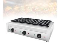Commercial Electric Takoyaki Maker-84 Holes Mini Pancake Maker Machine, Poffertjes Machine,56pcs Stainless Steel Easy to Clean Muffin Baker for Small Scale Restaurants(84)