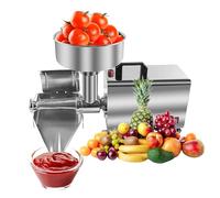 Commercial Electric Tomato Strainer Machine - Stainless Steel Sauce Maker & Fruit Press for Purees, Jam, Canning - Professional Food Mill