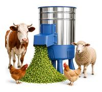 Commercial Electric Vegetable Chopper, 1500W Stainless Steel Poultry Feed Processor, Multifunctional Food Chopper for Chicken, Cattle, Sheep, Farm & Household Livestock Feed Shredder 1500W