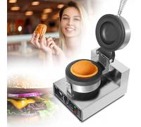 Commercial Electric Waffle Maker, 1200W High Power for Ice Cream Burgers and Breakfast, Perfect for Home Kitchen