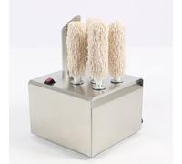 Commercial Electric Wine Glass Polisher - Stainless Steel Automatic Dryer Rotating Brushes, Cleaning For Champagne, Beer Glasses, Ideal For Bars, Restaurants, Hotels, Home Use 5-head