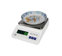 Commercial Electronic Scale High Accuracy LCD Display Stainless Steel Tare Features for Fruit Vegetables Weighing, 3000g/0.01g (B 3000g/0.01g)