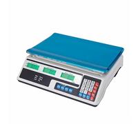 Commercial English Weighing and Pricing Table Scale, 40kg Supermarket Grocery and Fruit