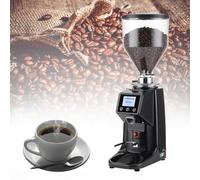Commercial Espresso Grinder with 19 Custom Settings, 60mm Flat Burr, LCD Display, Detachable Parts, Stainless Steel for Coffee & Spice Grinding