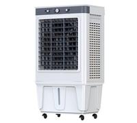 Commercial Evaporative Air Cooler, Portable Swamp Coolers with 3-Speed, Evaporative Cooler with 30L Large Water Tank, 120° Oscillating, 4 Ice Box for Large Rooms, Factory, Outdoor Use