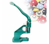 Commercial Fabric Cover Button Tool, Handmade Fabric Cover Button Maker, Heavy Cast Iron Material and Soft Grips, Easy Installation & Operation, for Home Craft and Small Business