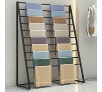 Commercial Fabric Roll Storage Rack - Hanging Shelf for Tablecloths, Bold Steel nizer for Textiles, Clothes, Scarves, Crafting & Sewing Supplies - Space-Saving Solution