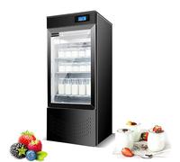 Commercial Fermentation Machine, 100L Automatic Yogurt Maker, Adjustable Heating 30-60 ℃ & 360° Cycle Ferment, Refrigeration Effect Optinal & 3 Layers Shelves Number Of Adjustable for Yoghurt