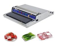Commercial Film Wrapping Machine with Adjustable Temperature and Sealing Width, Enhances Packaging Efficiency for Retail and Market Use