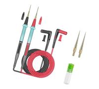 Commercial Flame Retardant Multimeter Probes 25mm Extreme Pointed Gold Tips 108cm Flexible Cable for Electrical Engineers High Conductivity Silicone Clients for Multimeters