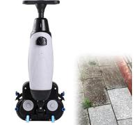 Commercial Floor Cleaning Machine, Multi-Surface Scrubber Polisher with Wash Scrub Dry Function, Cordless Floor Scrubber for Tile Concrete Hardwood, Hotel Retail Office Use White