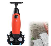 Commercial Floor Cleaning Machine, Multi-Surface Scrubber Polisher with Wash Scrub Dry Function, Cordless Floor Scrubber for Tile Concrete Hardwood, Hotel Retail Office Use Yellow