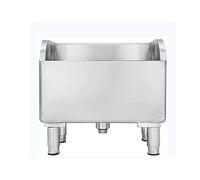 Commercial Floor Mop Sink, Outdoor Stainless Steel Sink Cabinet Large Storage Space Freestanding Utility Sink with Adjustable Feet,for Laundry Room,Kitchen Balcony, Restaurant, Garages(60*41*55cm)