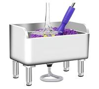 Commercial Floor Mop Sink, Stainless Steel Mop Service Basin Mop Bucket Laundry Room Slop Sink Utility Tub Mop Pool Kit for Kitchen/Restaurant/Business/Garages(60x41x55cm)