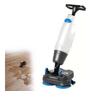 Commercial Floor Scrubber Machine Efficient Cleaning for Carpet and Hard Surfaces 3-Gallon Tank Dual Brush Heads
