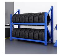 Commercial Floor Tire Display Racks, Adjustable Storage Stand for Universal Wheel Organization, Sturdy Metal Shelving Unit for Efficient Space Management
