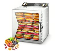 Commercial Food Dehydrator Machine, 1000W Electric Dryer for Jerky & Fruit,12-layer