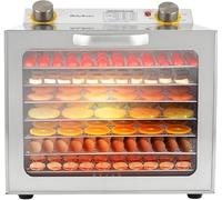 Commercial Food Dehydrator Machine 400W - 6-Layer Fruit & Meat Dryer for Jerky, Mushrooms, Beef, Herbs & Yogurt - Ideal Kitchen Appliance for Healthy Snacks