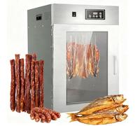 Commercial Food Dehydrator with Adjustable Temperature and Digital Timer, Ideal for Meat Curing and Drying Various Foods