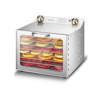 Commercial Food Freeze Dryer Machine, Food Dehydrator Machine with with 6-18 Layers, Timer Control & Temperature Range 30-90℃, for Jerky Fruits Vegetables Meat Herbs 8 layers