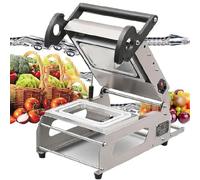 Commercial Food Heat Sealer Machine, Hand Press for Takeaway Box Packaging, Efficient 7-8 Times/Minute Sealing, Ideal for Sandwich Tray Sealing