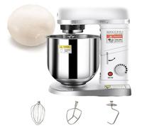 Commercial Food Mixer, High Performance Stand Mixer, 5qt Capacity, 3 Speeds, Pour Spout, Stainless Steel for Baking