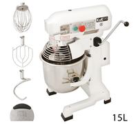 Commercial Planetary Food Mixer / Spiral Mixer - 15L Kukoo White One Size