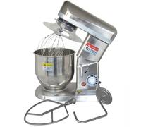 Commercial Food Mixer with Dough Hook - 300W/500W Stainless Steel Stand Mixer, 5L/7L/10L Capacity, 3 Speed Electric Dough Mixer for Baking Bread and Cakes