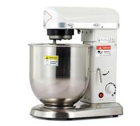 Commercial Food Mixer with Dough Hook, Stainless Steel Stand Mixer, Multifunction Blender for Pizza Bakery, 3 Speed Electric Dough Mixer for Bread Cake