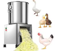 Commercial Food Processor, 3500 RPM Electric Vegetable Dicer Chopper, 1800W Professional Veggie Shredder Grater, Large Feed Port for Efficient Animal Feeding