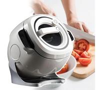 Commercial Food Processor 6L Capacity, 1000W Multifunctional Stir-fry Machine, Auto Stir Fry with 360° Rotation, Touchscreen Control for Crispy Fried Rice & Healthy Meals