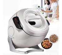 Commercial Food Processor, 6L Stir-fry Cooking Machine with 3 Power Settings, Smart Touch 360° Rotatable Drum for Efficient Stir Frying and Stewing