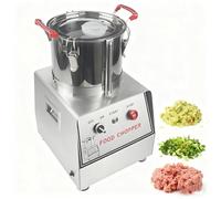 Commercial Food Processor - Electric Grinder for Chili Peppers, Carrots, Garlic, Mushrooms, Onions, Kitchen Machine for Meal Prep, Chopping and Food Processing