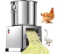 Commercial Food Processor, Electric Poultry Feed Processing Chopper, Animal Feed Grinder, Large-Diameter Feed Inlet, Chop Various Vegetables, For Vegetables Grains, Peanut, Ginger, Garlic 110V-1800W