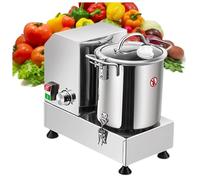 Commercial Food Processor, Heavy Duty Meat Grinder and Vegetable Chopper with Stainless Steel S-Curve Blades for Chopping Vegetables, Fruits, Grains and Nuts (9L)