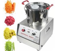 Commercial Food Processor, Multifunctional Meat Grinder, 1400RPM, Stainless Steel Vegetable Chopper with S-Shaped Blade, 7L for Restaurants and Food Preparation
