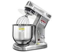 Commercial Food Stand Mixer, 5L/7L/10L Kitchen Stand Mixer, Pizza Bakery Multifunction Blender, 3 Speed Electric Dough Mixer for Bread Cake StainlessSteel-7L